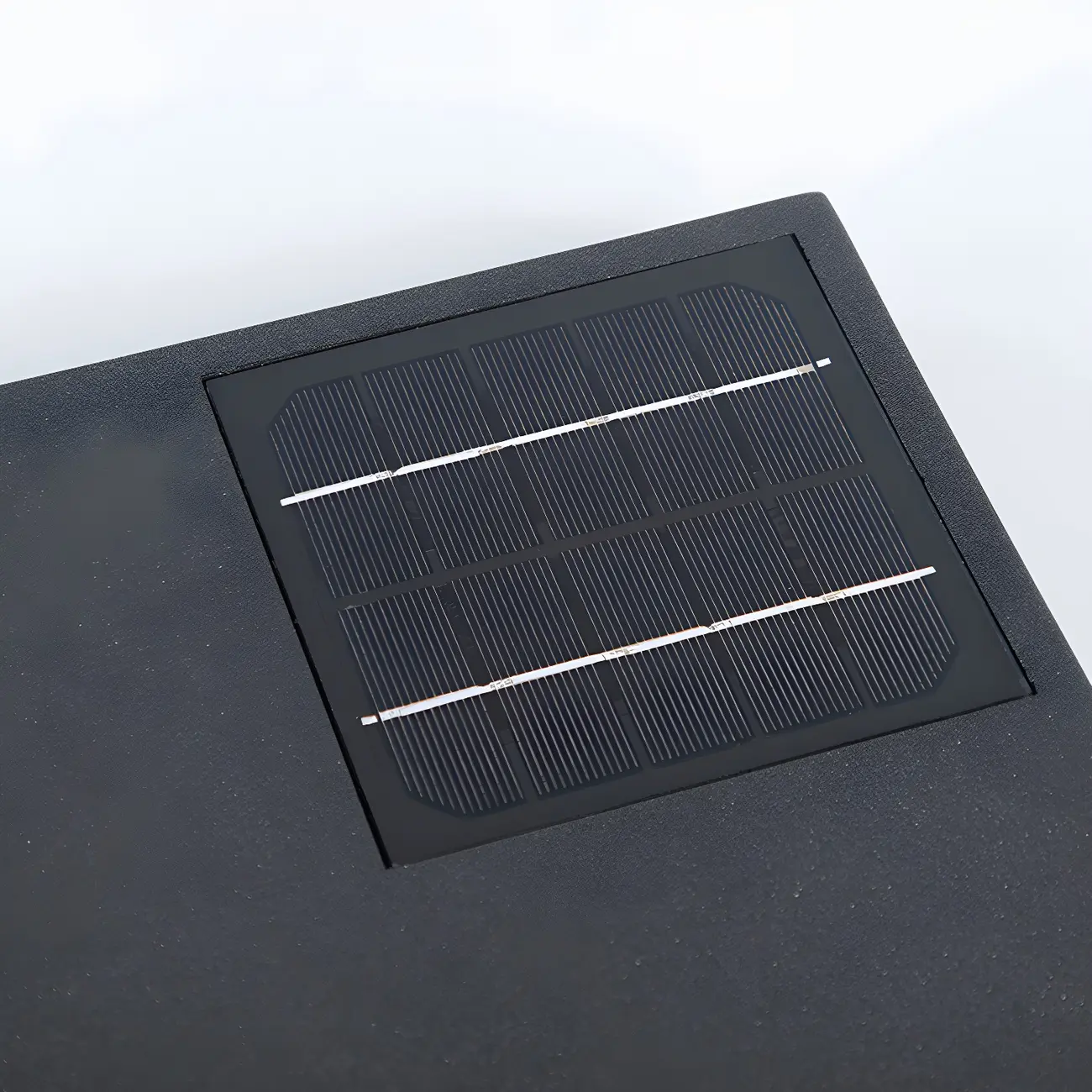 Designed Eave Simple Black Metal Post Cap Light Image - 11 | homeyfad