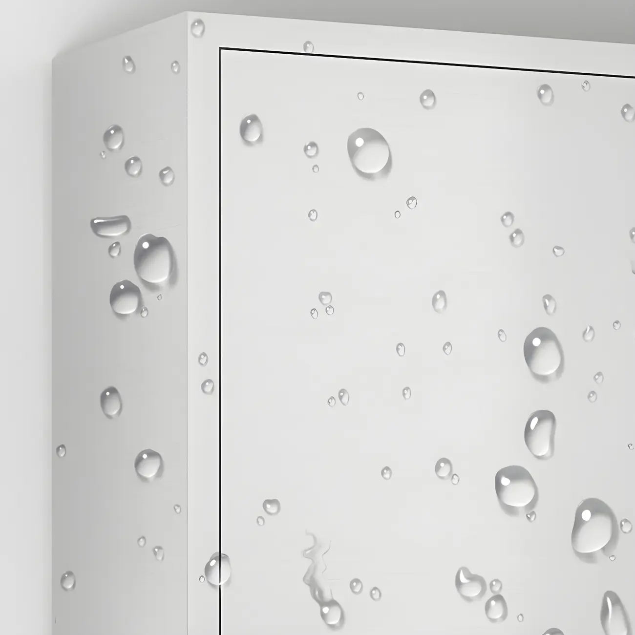 Elegant Stainless Steel Wall-Mounted Display Cabinet with Storage Image - 13 | homeyfad