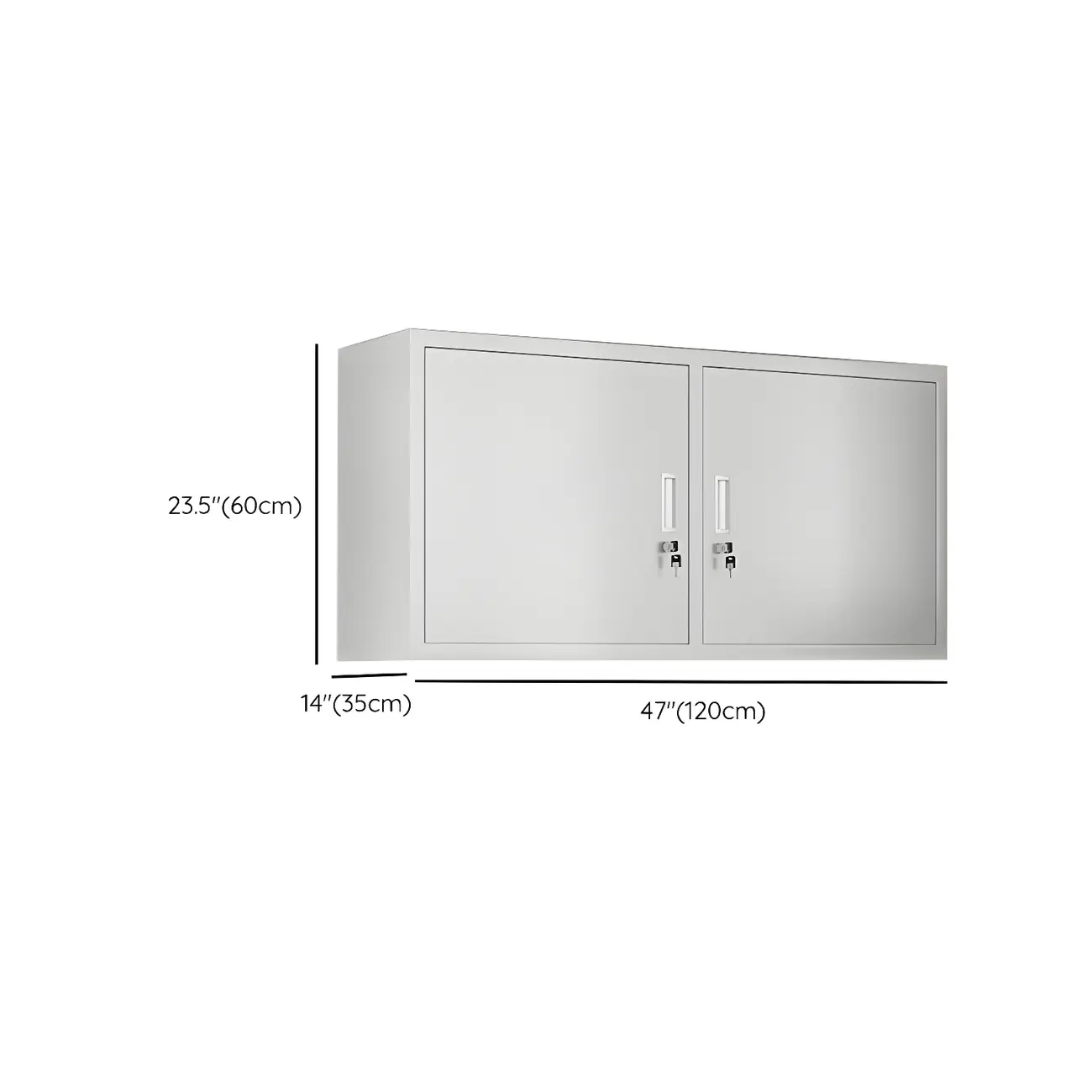 Elegant Stainless Steel Wall-Mounted Display Cabinet with Storage Image - 26 | homeyfad