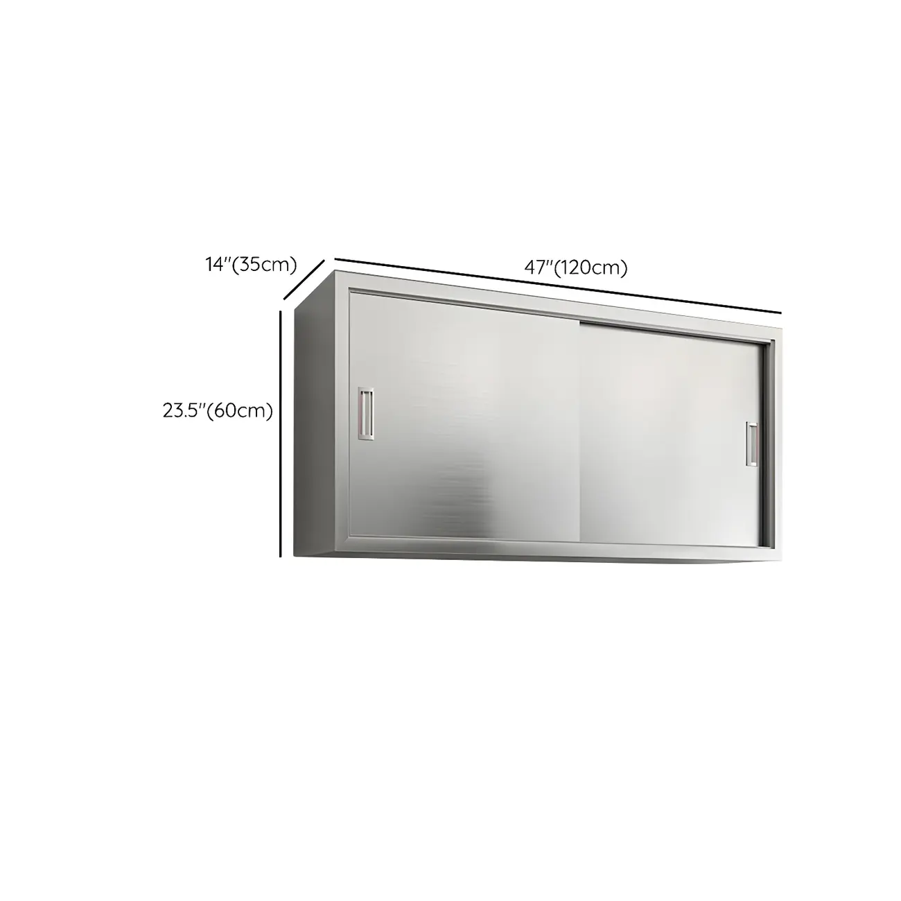 Adjustable Stainless Steel Wall-Mounted Display Cabinet Image - 21 | homeyfad