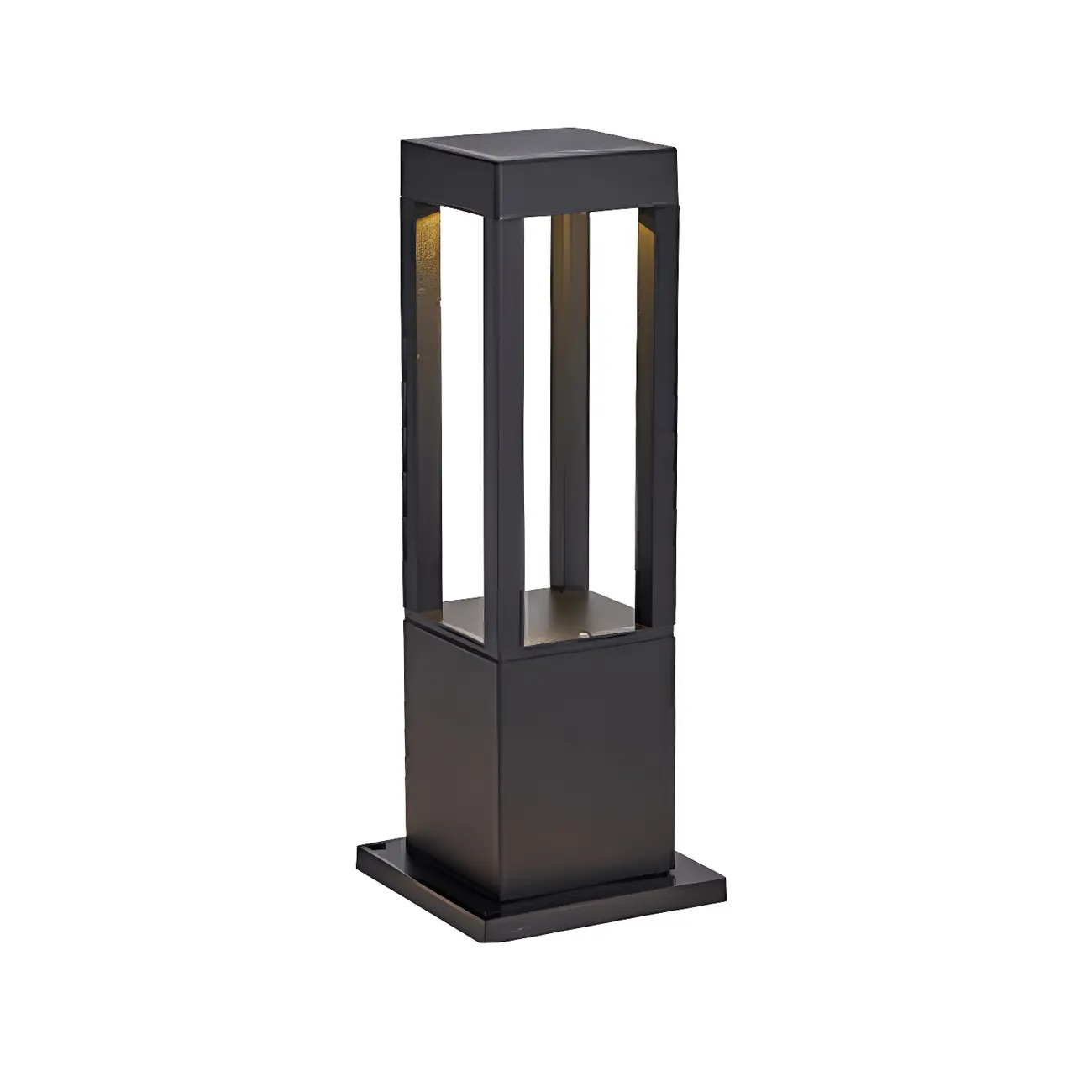 Wired Geometric Simple Metal Post Cap Light Image - 12 | homeyfad