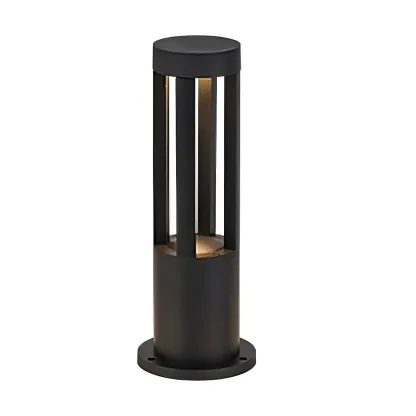 Wired Geometric Simple Metal Post Cap Light Image - 13