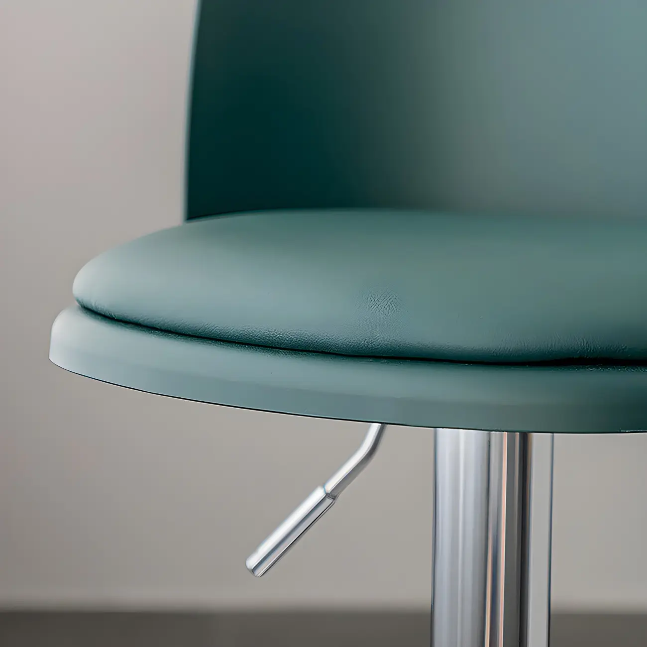 Glam Metal Swivel Adjustable Bar Stools with Footrest for Kitchen Image - 14 | homeyfad