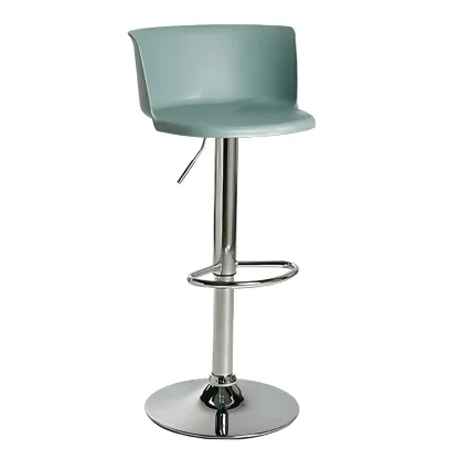 Glam Metal Swivel Adjustable Bar Stools with Footrest for Kitchen Image - 51