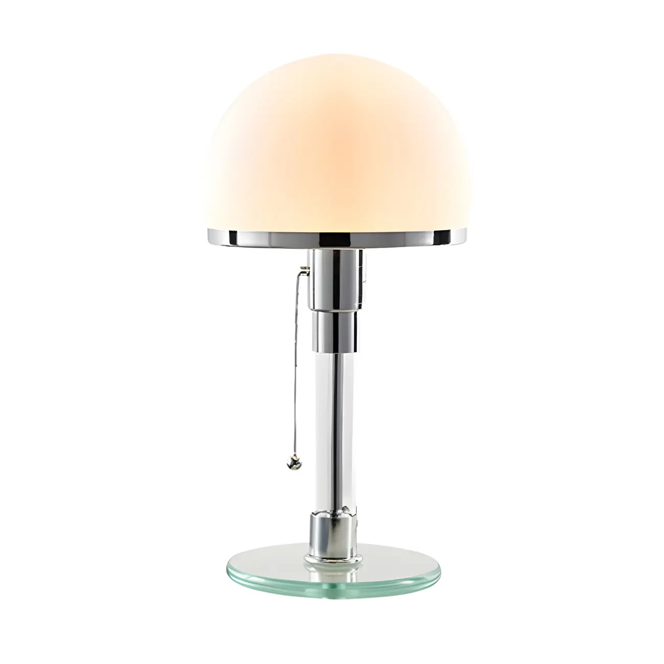 Minimalist  Dome Task Table Lamp with Pull Chain Image - 5 | homeyfad