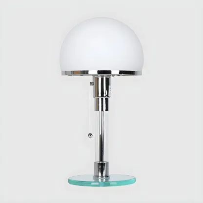 Minimalist  Dome Task Table Lamp with Pull Chain Image - 7