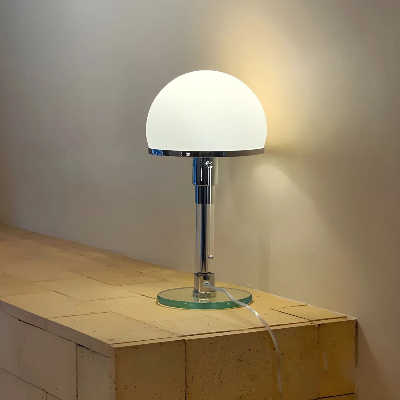 Minimalist  Dome Task Table Lamp with Pull Chain Image - 14 | homeyfad