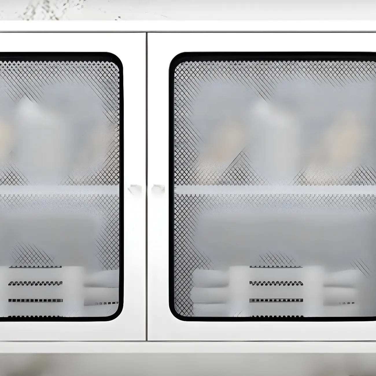 Modern Stainless Steel Wall-Mounted Display Cabinet with Storage Image - 14 | homeyfad
