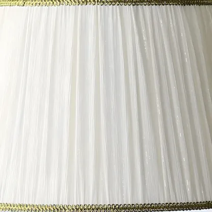 Plug-In Elegant Ceramic LED Table Lamp with Fabric Shade  Image - 16