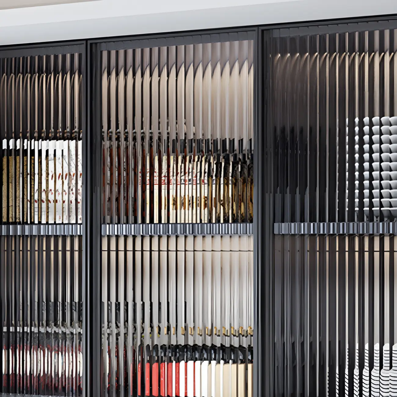 Traditional Metal Floating Mount Display Cabinet for Kitchen Image - 14 | homeyfad