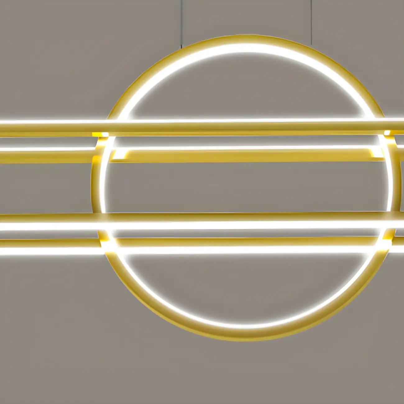 Adjustable Modern Iron Linear Pendant Light Image - 9 | homeyfad