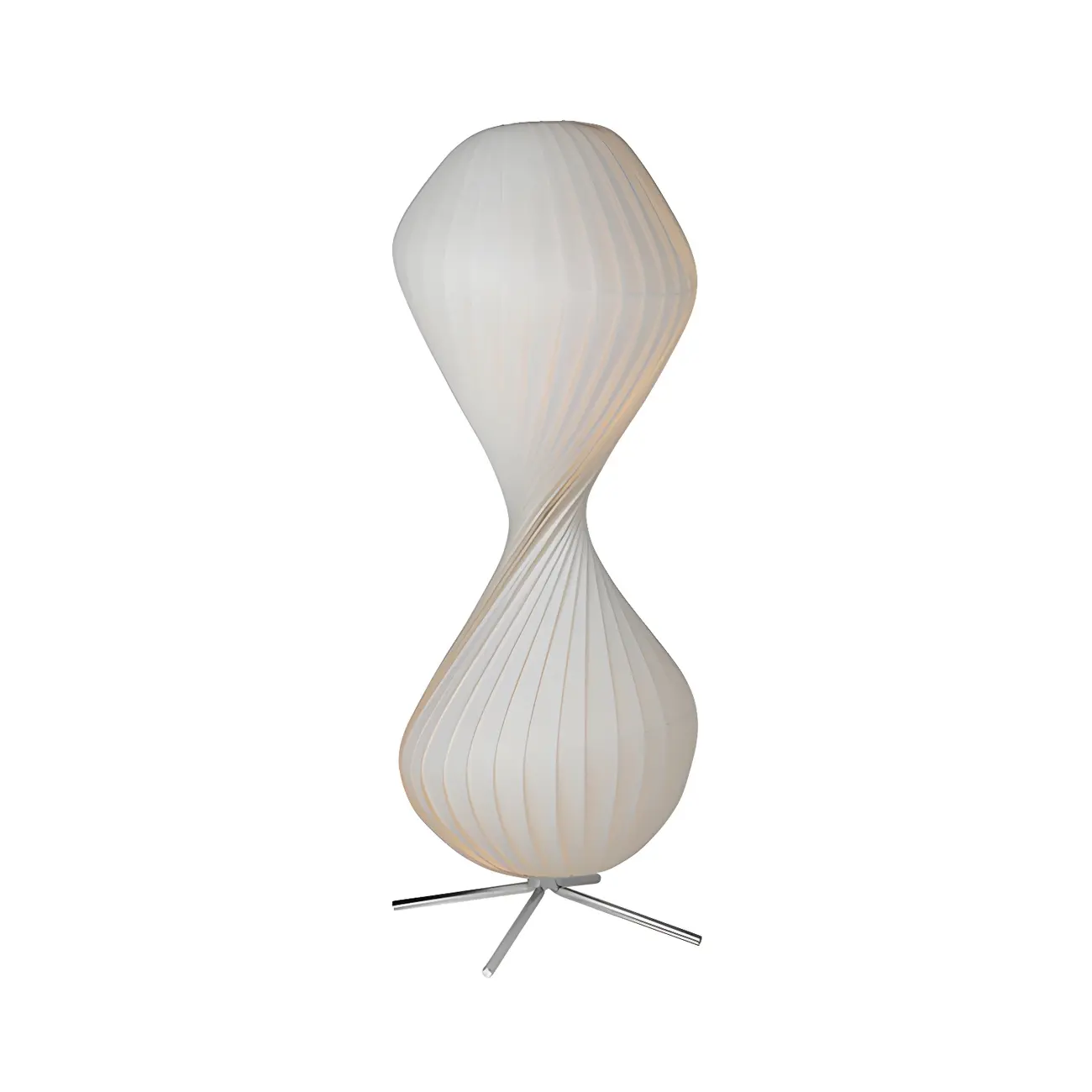 Modern Plastic Floor Lamp Sculptural Design for Living Room Image - 3 | homeyfad