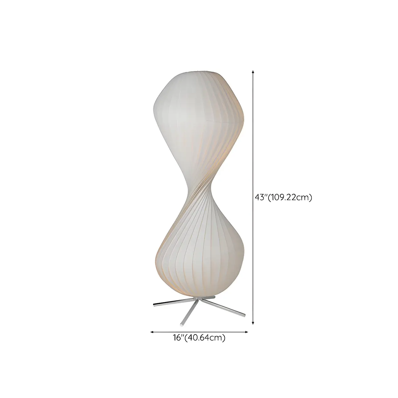 Modern Plastic Floor Lamp Sculptural Design for Living Room #size | homeyfad