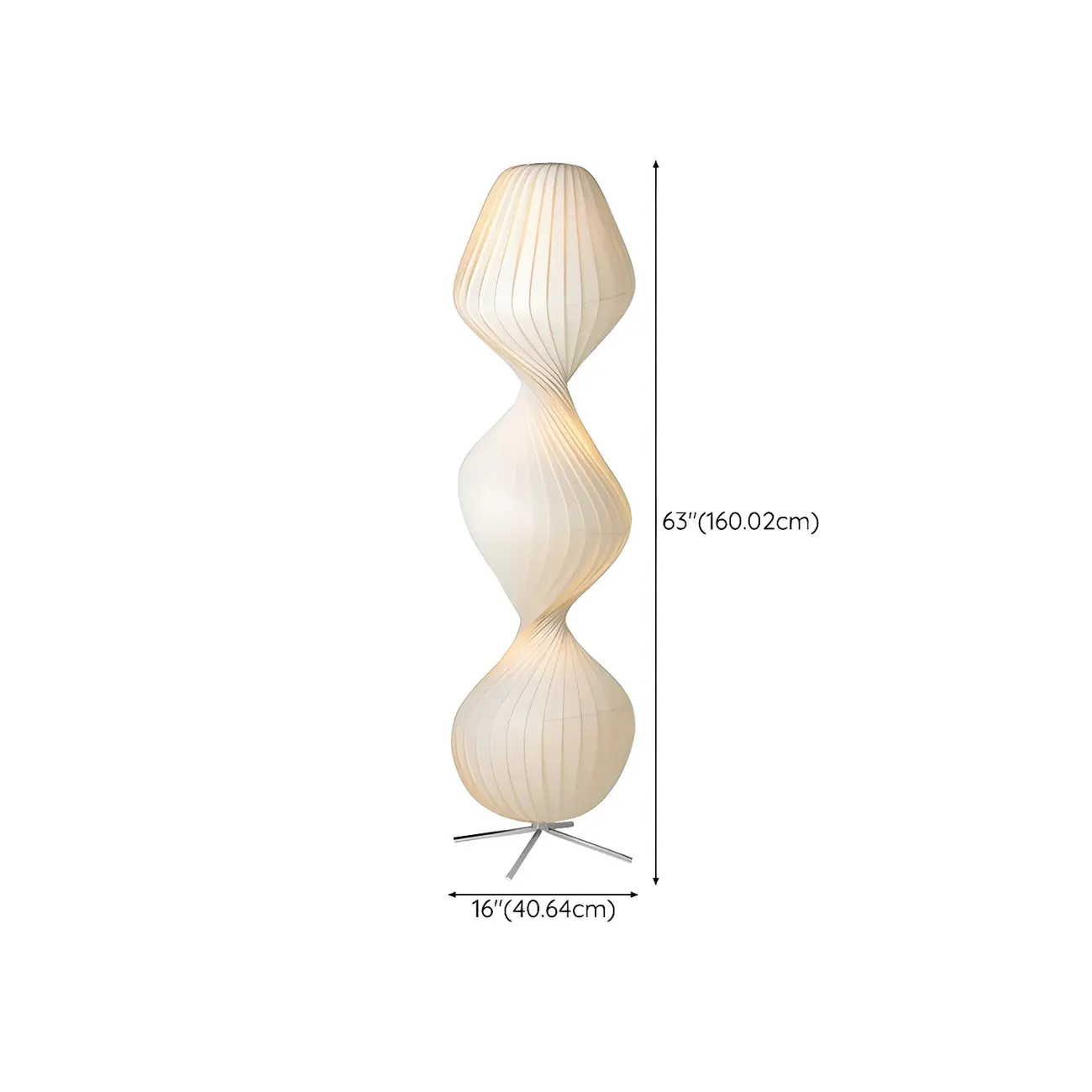 Modern Plastic Floor Lamp Sculptural Design for Living Room Image - 13 | homeyfad