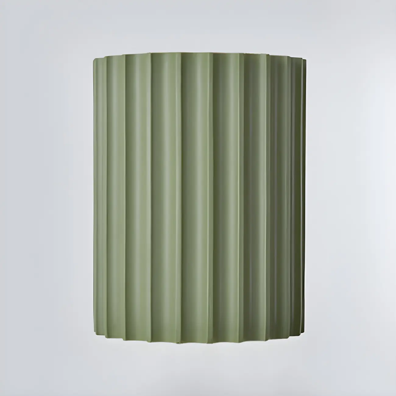 Modern Ribbed Half Cylinder Up Down Wall Sconce Image - 9 | homeyfad