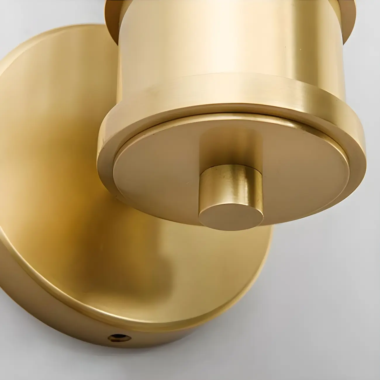 Modern Gold Cylinder Vanity Light with Crystal for Bathroom Use Image - 8 | homeyfad