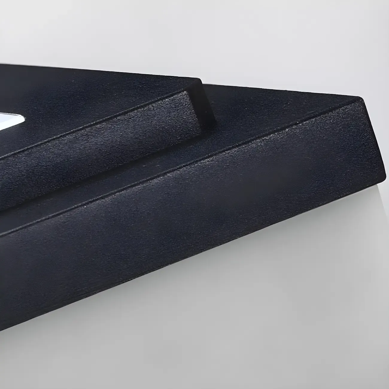 Solar Black White Ambient Post Cap Light Image - 17