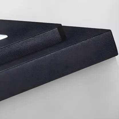 Solar Black White Ambient Post Cap Light Image - 17