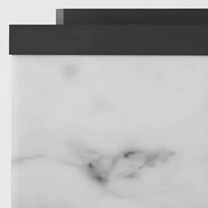 Solar Black White Ambient Post Cap Light Image - 19