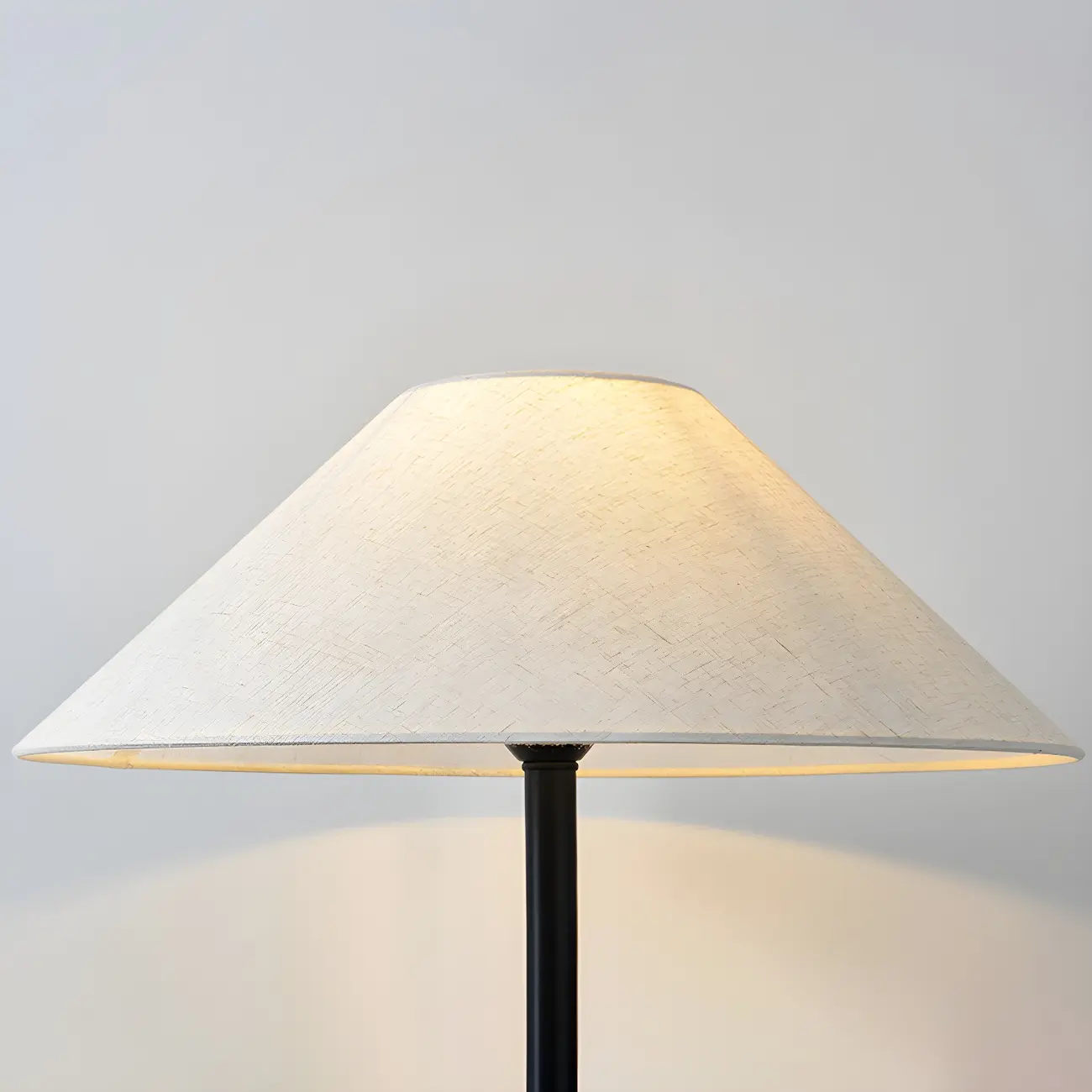 Minimalist Ceramic Fabric Shade Floor Lamp For Living Room Image - 7 | homeyfad