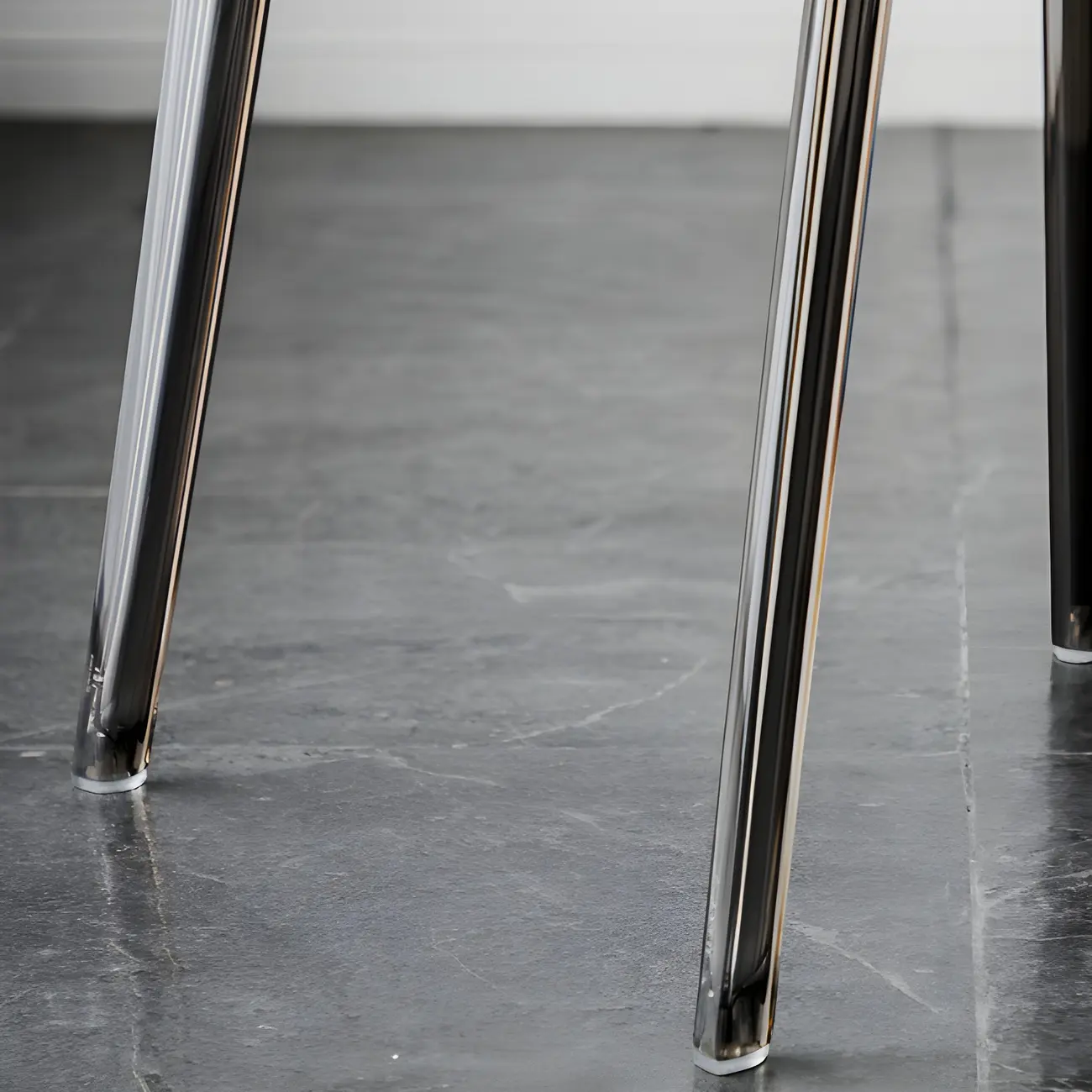 Amber Acrylic 	Armless Low Back Dining Chair Image - 17 | homeyfad