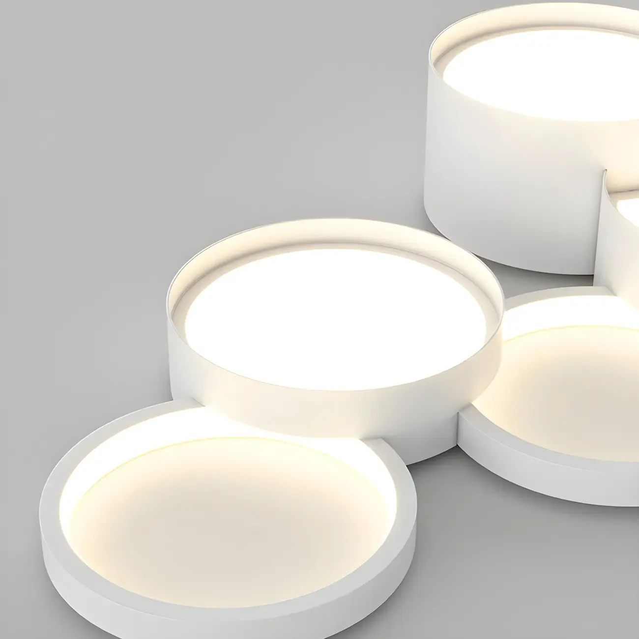 6/8-Light Modern White LED Pendant Light for Kitchen Image - 11