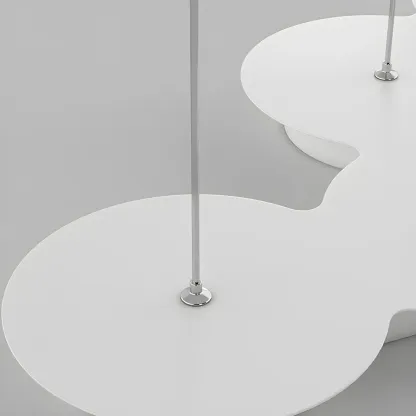 6/8-Light Modern White LED Pendant Light for Kitchen Image - 12