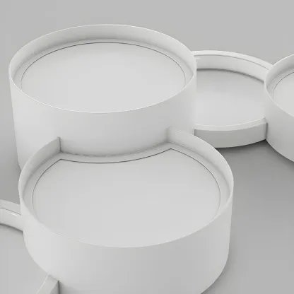 6/8-Light Modern White LED Pendant Light for Kitchen Image - 13