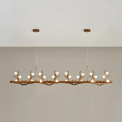 Nordic Antler Modern Island Pendant Light for Kitchen