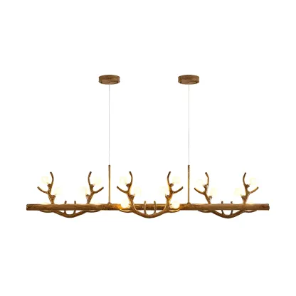 Nordic Antler Modern Island Pendant Light for Kitchen
