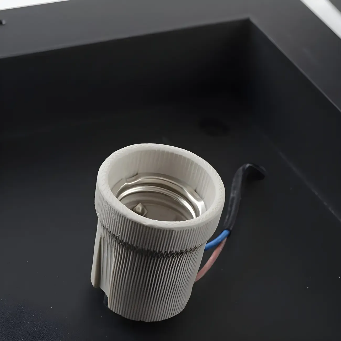 Metal Black Rectangle Post Cap Light Image - 9