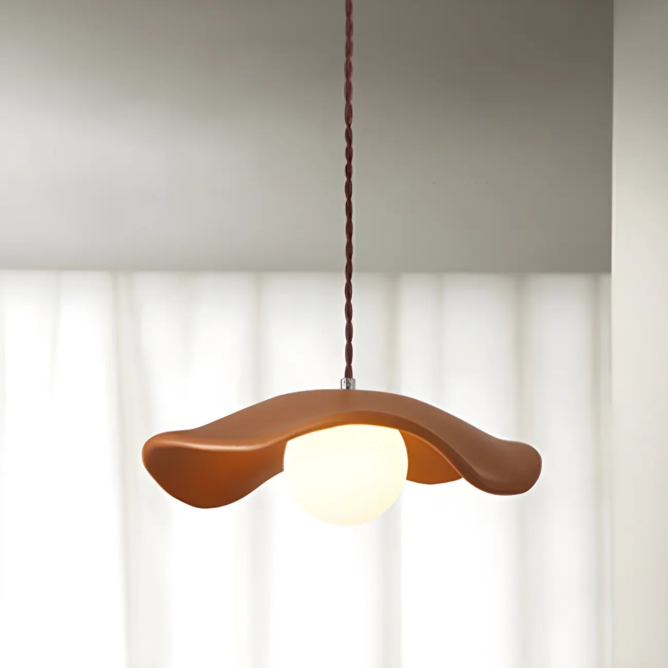 Mini Resin Saucer Pendant Light for Kitchen Island Hanging  Image - 2 | homeyfad