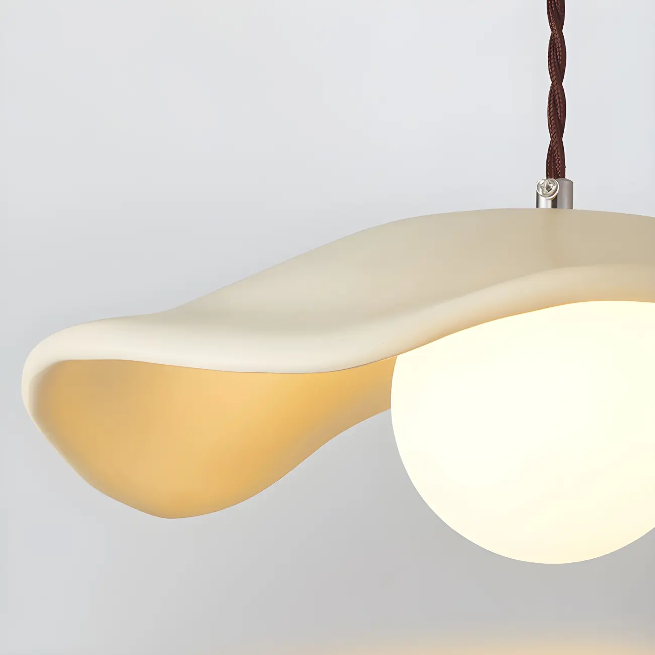 Mini Resin Saucer Pendant Light for Kitchen Island Hanging  Image - 9 | homeyfad