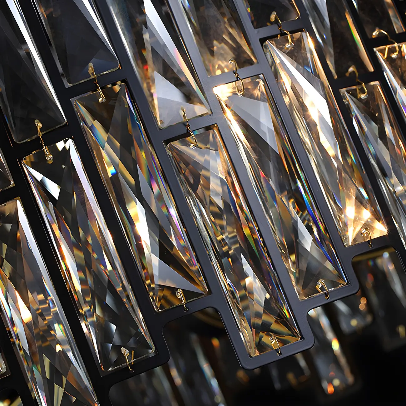 Contemporary Oval Crystal Kitchen Pendant Light Image - 7 | homeyfad