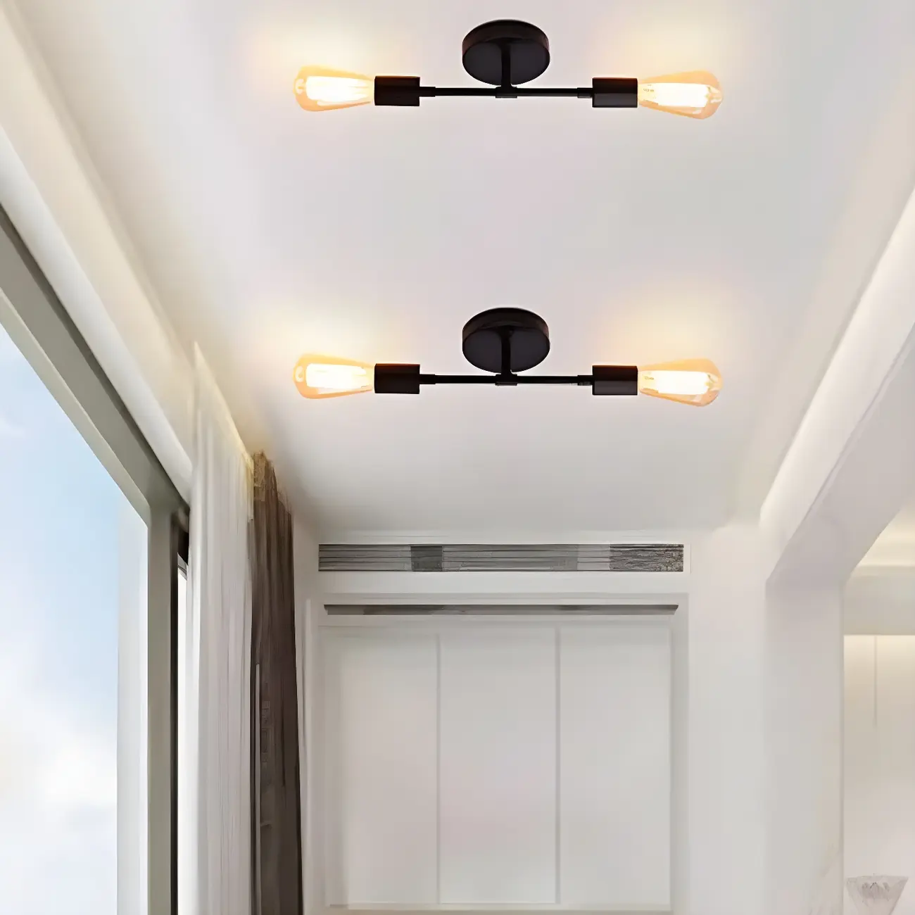 Modern Gold Up Down Bathroom Vanity Light | homeyfad