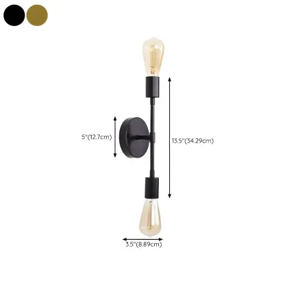 Modern Gold Up Down Bathroom Vanity Light