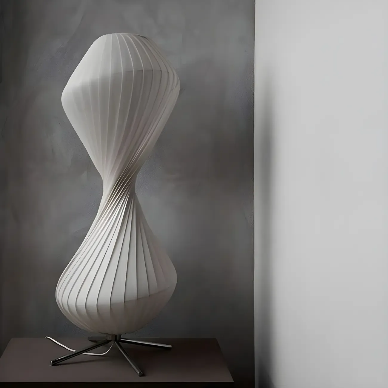 Unique Fabric Plug-In 2/3 Lights Floor Lamp for Living Spaces Image - 9