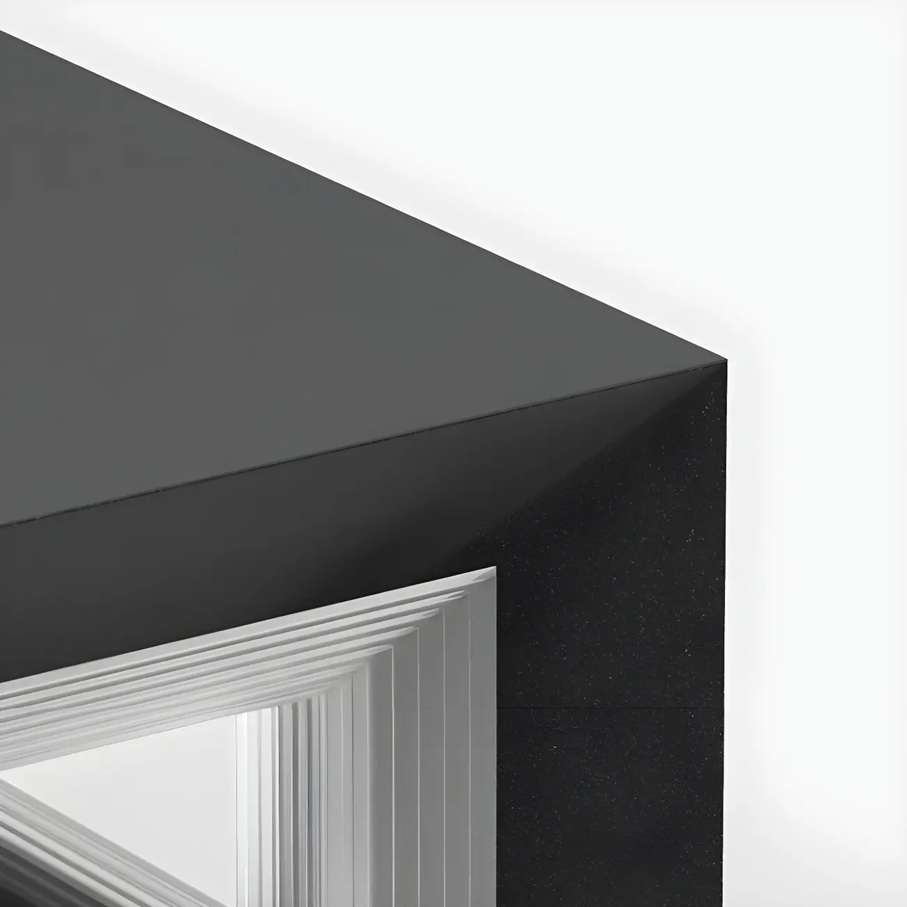 Smooth Black Metal Cubic Post Cap Light Image - 10 | homeyfad