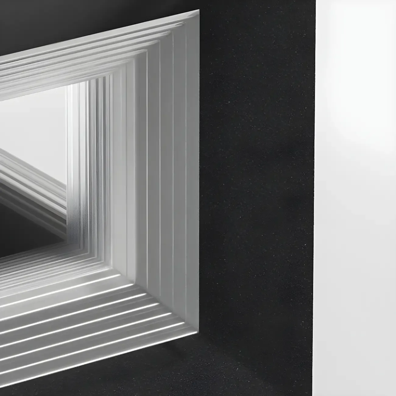 Smooth Black Metal Cubic Post Cap Light Image - 12