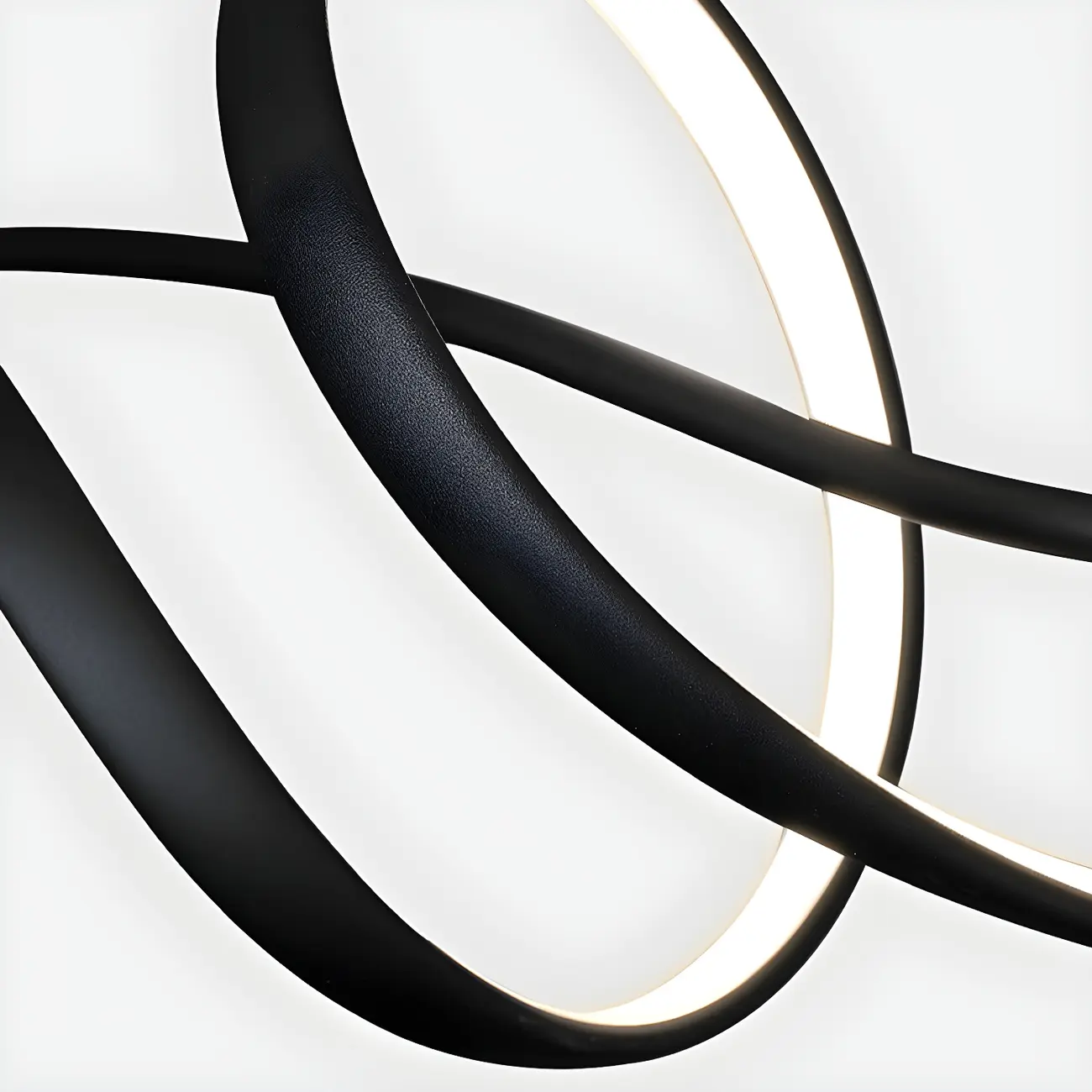 Abstract Modern Black Linear Island Pendant Light Image - 8 | homeyfad