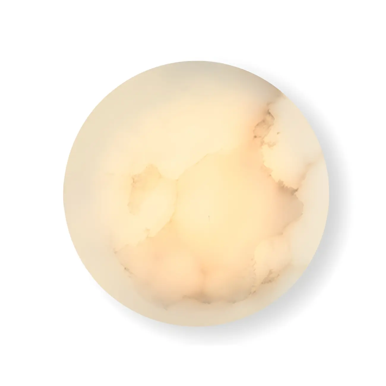 Modern Circular Stone Wall Light Minimalist Design Image - 6 | homeyfad