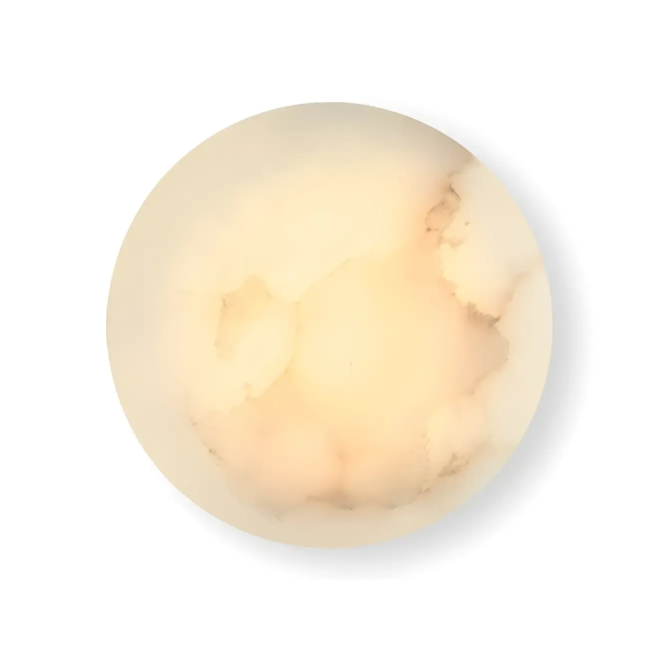 Modern Circular Stone Wall Light Minimalist Design Image - 6