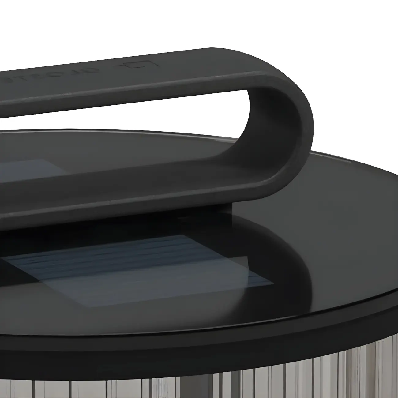 Metal Black Round Solar Post Cap Light Image - 7 | homeyfad