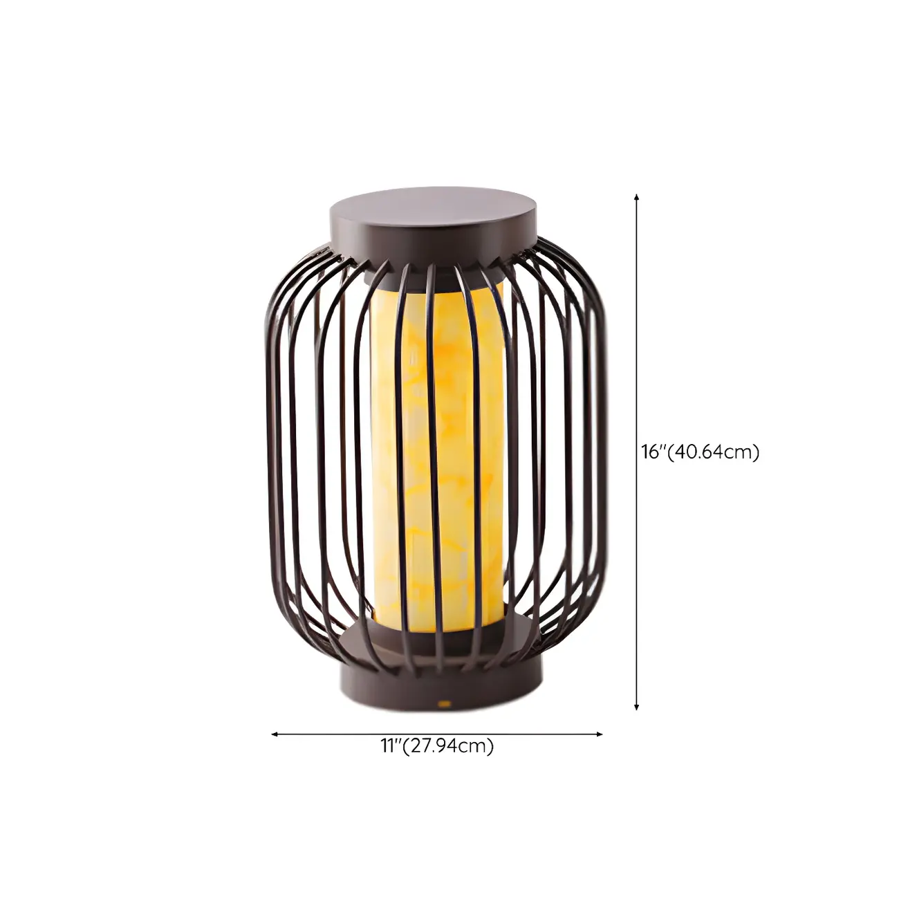  Metal Cage Design Solar Post Cap Light #size | homeyfad