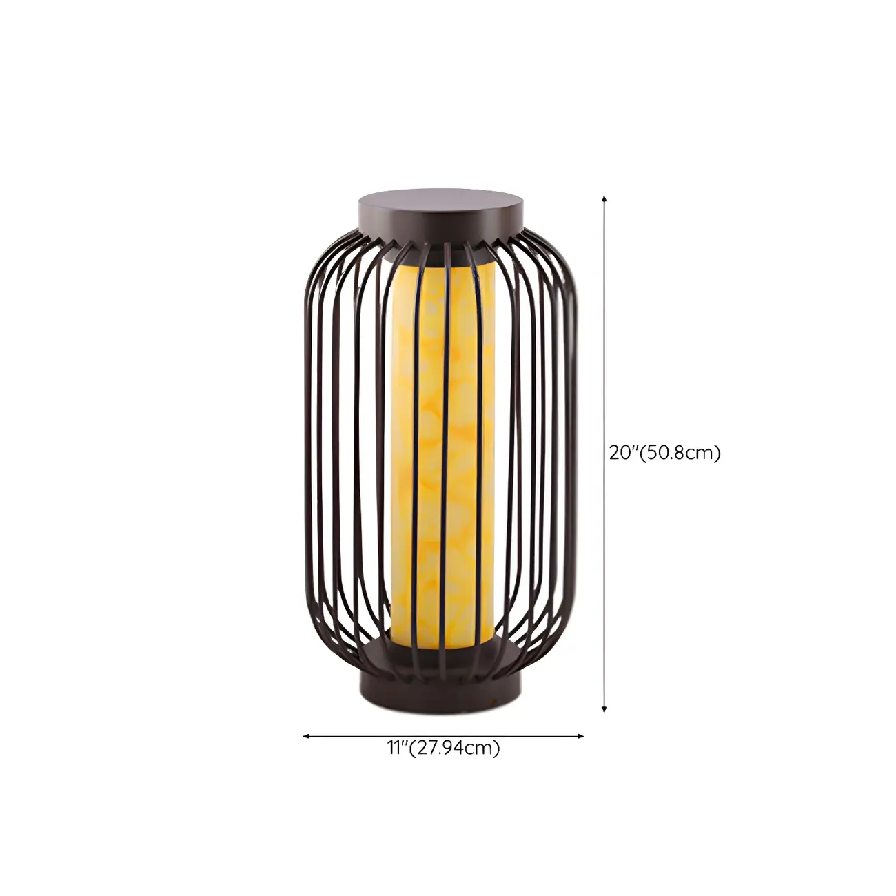  Metal Cage Design Solar Post Cap Light Image - 15 | homeyfad