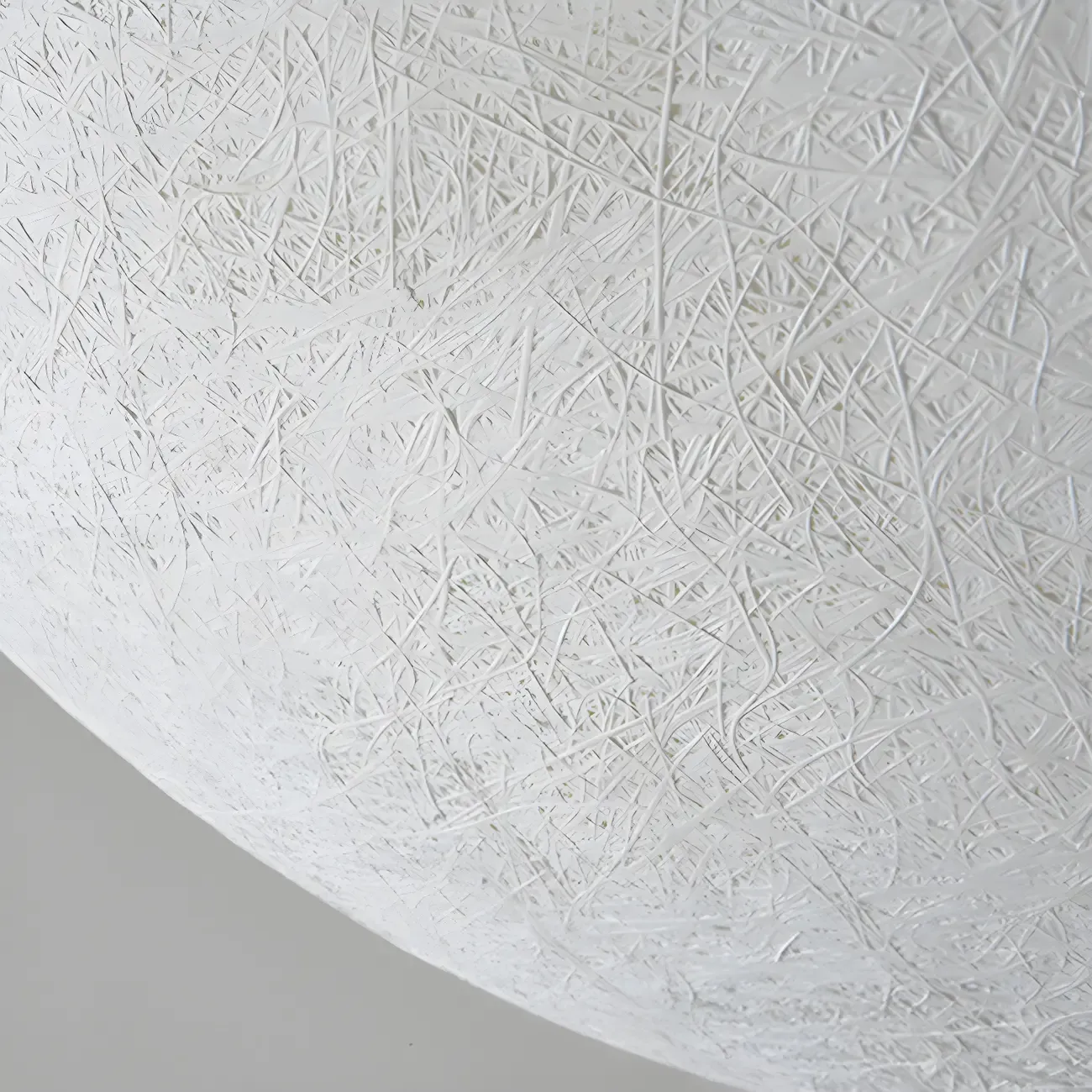 Wired White Resin Sphere Post Cap Light Image - 10