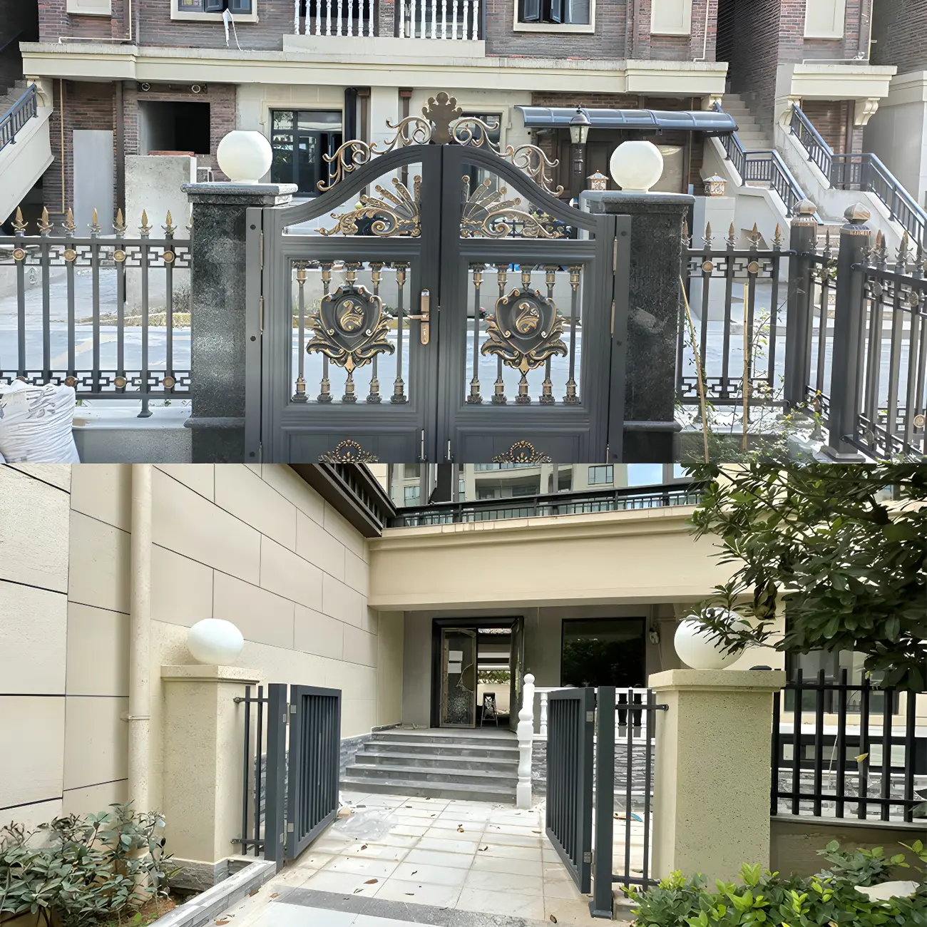 Wired White Resin Sphere Post Cap Light Image - 8 | homeyfad