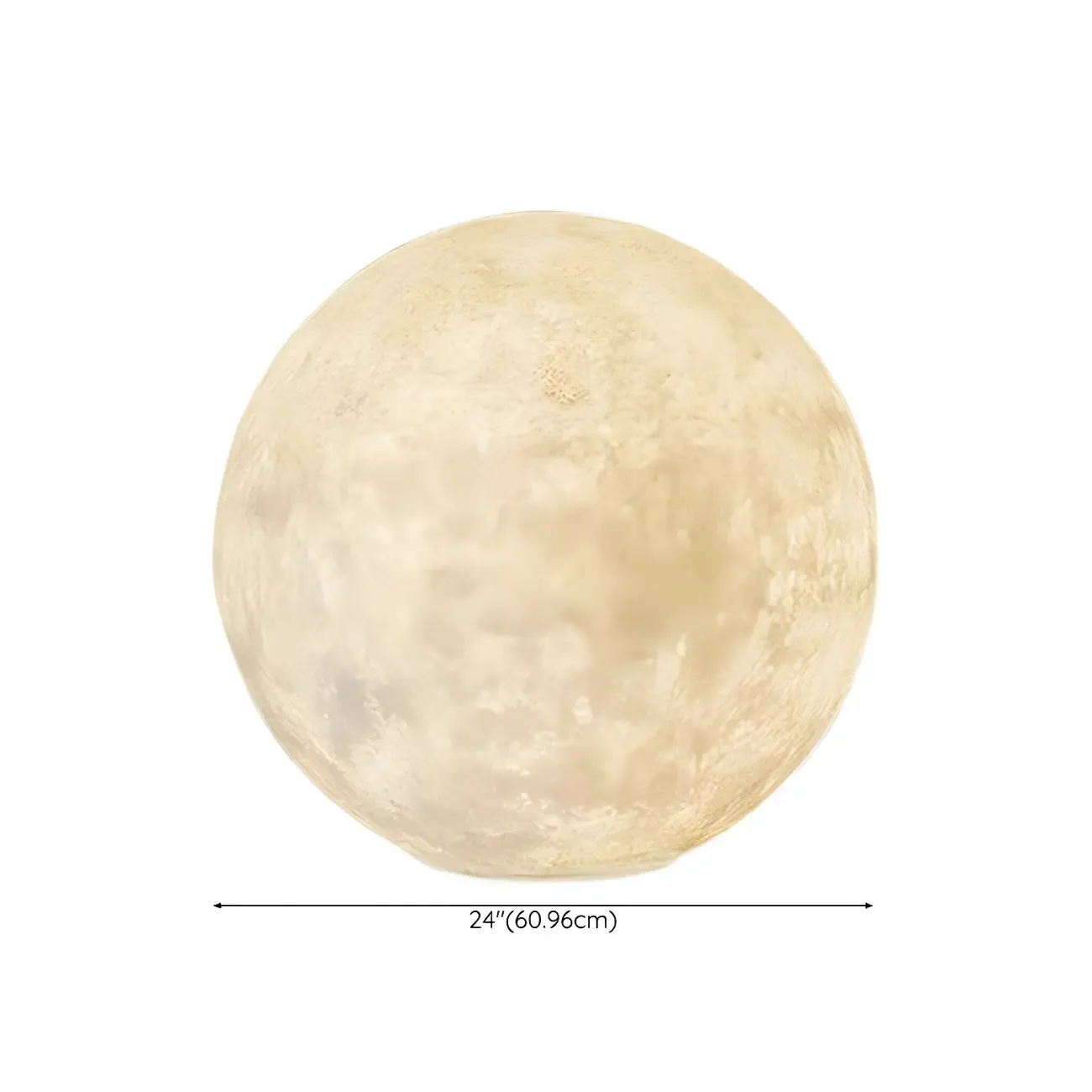 Wired White Resin Sphere Post Cap Light Image - 18