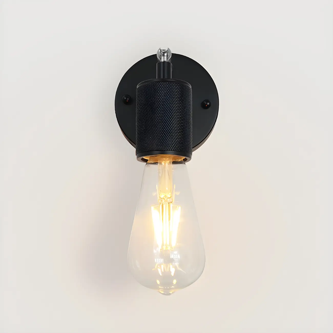 Contemporary Black Metal Swing Arm Wall Light Image - 9 | homeyfad