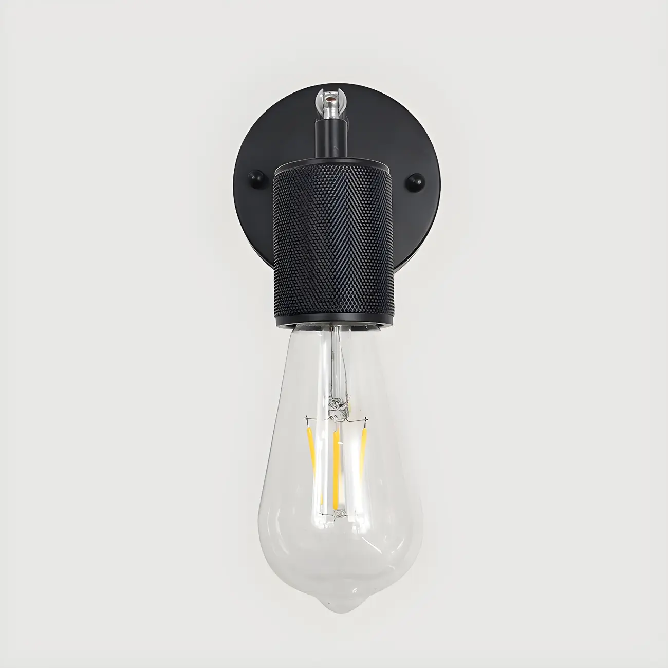 Contemporary Black Metal Swing Arm Wall Light Image - 10 | homeyfad